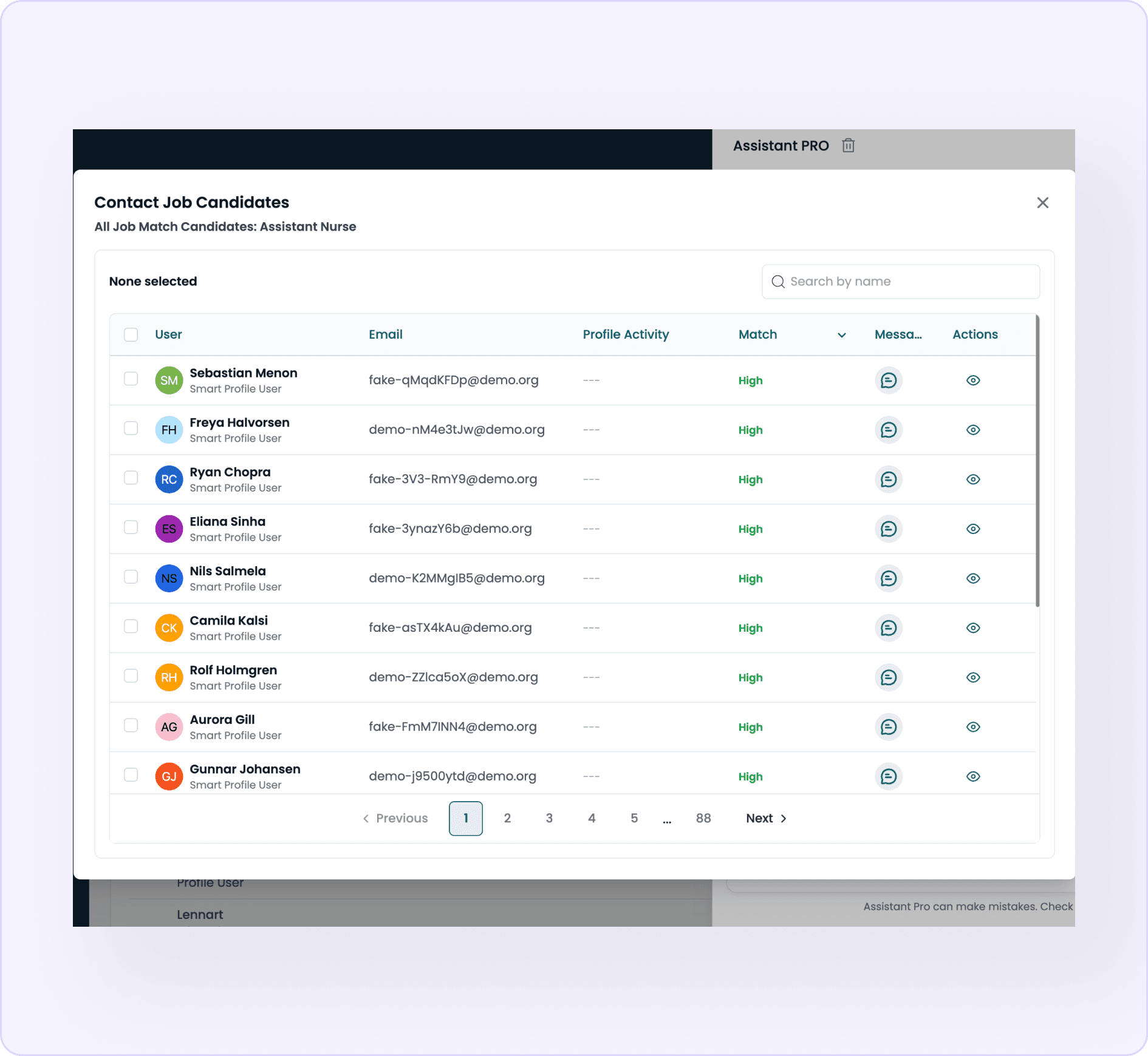 Job Post → Instant Talent Matching
